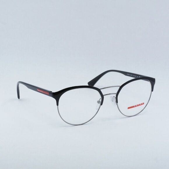💯 NEW PRADA SPORT PS52HV 7AX1O1 BLACK EYEGLASSES - Picture 7 of 10